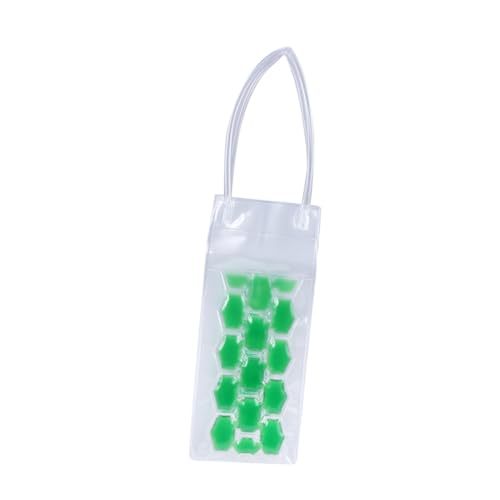 iplusmile 3 Stück Teiliges Weinflaschen Kühltasche Wiederverwendbar PVC Doppelseitig Gefrierbar Umweltfreundlich Isolierend für Gartenpartys Picknick Camping Pool und Hochzeiten Leicht und von iplusmile