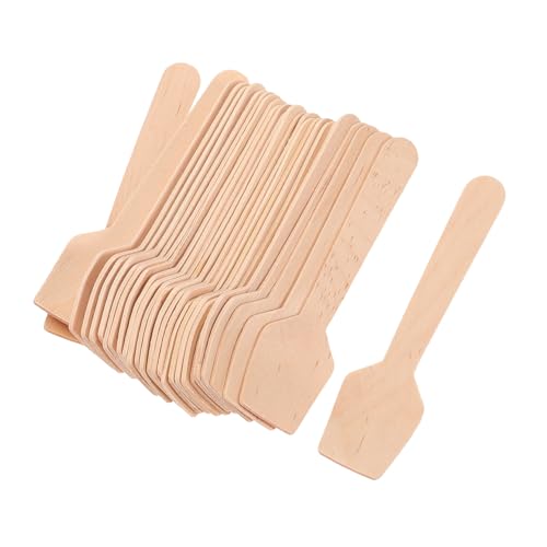 iplusmile 300 Stück Mini Holzlöffel Einweg Probierlöffel mit Quadratischer Spitze für Eiscreme Joghurt Desserts Catering und Party Natürliche Holzoptik Hygienisch iplusmile 300 Stück Mini Holzlöffel Einweg Probierlöffel mit Quadratischer Spitze für Eiscreme Joghurt Desserts Catering und Party Natürliche Holzoptik Hygienisch von iplusmile