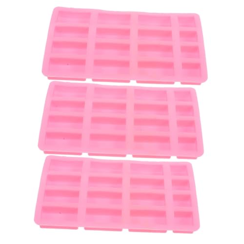 iplusmile 3Stücke Mini Ziegelform Silikonform für DIY Sandtisch Landschaftsmodell Einfach zu Reinigen und Entformen für Mini und Mini Landschaftsdekoration Zufällige von iplusmile