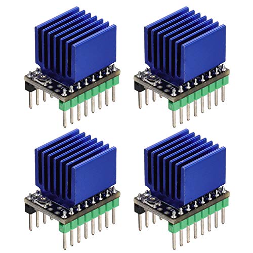 iplusmile 4 Sets TMC2225 Stumm 42 Stepper Motor Treiber Modul mit Aluminium Kühlkörper Controller Terminator für 3D Drucker Reprap CNC Maschine von iplusmile