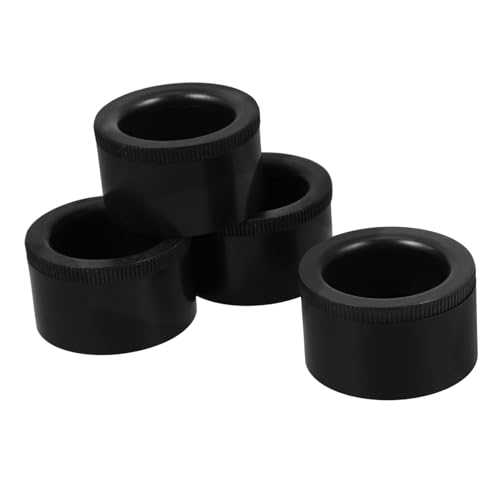 iplusmile 4 Stück Couch Beine Einstellbarer Möbelbein universelle couchbeine Ersatz-Sofabeine Beine für Möbelschränke Möbelbein -Riser strapazierfähige Möbelbeine Couch füße Abs Schwarz von iplusmile
