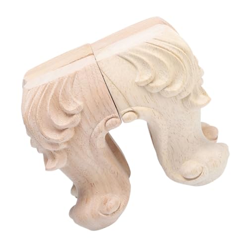 iplusmile 4stücke Europäische Holzfüße Für Möbel Geschnitzte Sofabeine Massivem Holz Als Ersatz Für Couch Und Schrank Elegante Möbelfüße Für Stilvolle Einrichtung von iplusmile