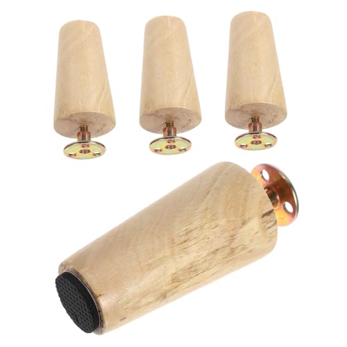 iplusmile 4 Stück Hölzerne Trägerfüße tischbeine Möbelbein kleine Möbelbeine Kommode Beine Austausch der Bettbeine Einzelstuhlsofa -Beine Tischbein-Hardware Holz iplusmile 4 Stück Hölzerne Trägerfüße tischbeine Möbelbein kleine Möbelbeine Kommode Beine Austausch der Bettbeine Einzelstuhlsofa -Beine Tischbein-Hardware Holz von iplusmile
