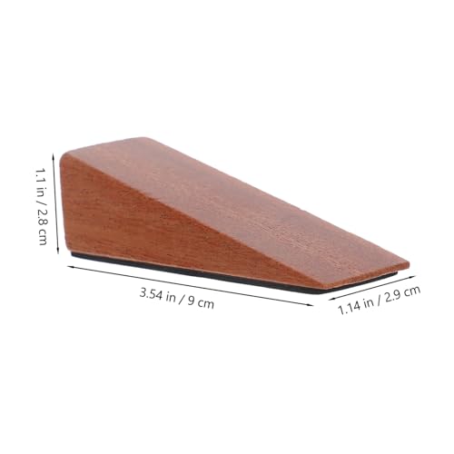 iplusmile 4 Stück Teiliges Holz Türkeil Türstopper mit Rutschfestem Design Beidseitiger Schutz Einfache Montage ohne Bohren Geeignet für Schwere Türen in Schlafzimmer Wohnzimmer und Küche von iplusmile
