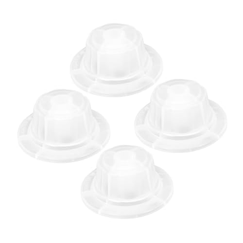 iplusmile 4 Stück Teiliges Kunststoff Lüfterflügel Schraubenabdeckung Langlebiger Transparenter Ersatz für Standventilatoren Elektrische Zubehör Einfache Montage von iplusmile