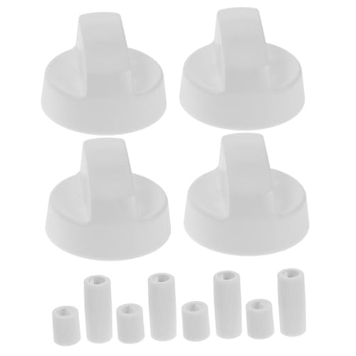 iplusmile 4er Pack Steuerknöpfe mit Adaptern Kompatibel mit Öfen und Kochfeldern Robuste Kunststoffknöpfe Weiß für Einfache Bedienung und Anpassung iplusmile 4er Pack Steuerknöpfe mit Adaptern Kompatibel mit Öfen und Kochfeldern Robuste Kunststoffknöpfe Weiß für Einfache Bedienung und Anpassung von iplusmile