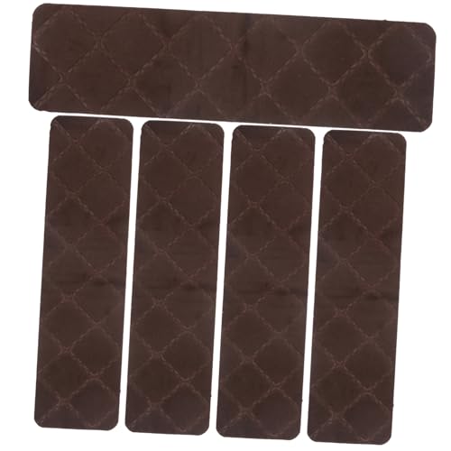 iplusmile 5 Stück Rutschfester Teppich Pads Teppichläufer Schutz Selbst Treppenläufer Teppich Steigleitung Läufer-teppich Griff Vinyl Schritte Schwarz Polyester (polyester) von iplusmile