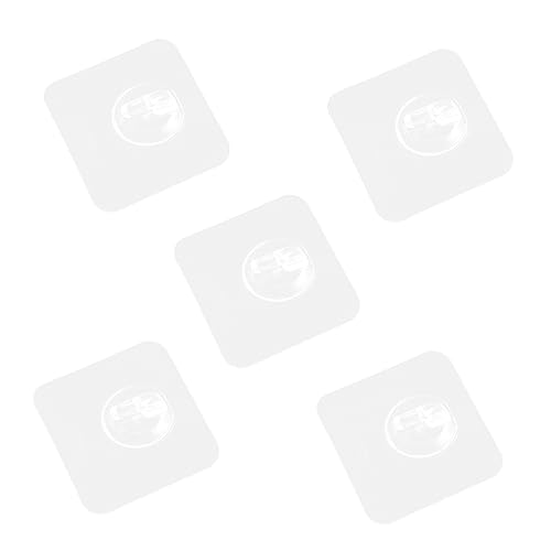 iplusmile 5 Stück Selbstklebende Wandhaken Starke Transparente Haken für Wohnzimmer Küche und Badezimmer Wasserfest und Leicht Ablösbar ohne Rückstände iplusmile 5 Stück Selbstklebende Wandhaken Starke Transparente Haken für Wohnzimmer Küche und Badezimmer Wasserfest und Leicht Ablösbar ohne Rückstände von iplusmile