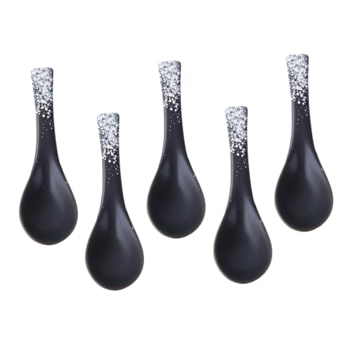 iplusmile 5 Stück Teiliges Keramik Suppenlöffel Praktisch Vielseitig für Reis Suppe Dessert Haushalt Japanischer Stil iplusmile 5 Stück Teiliges Keramik Suppenlöffel Praktisch Vielseitig für Reis Suppe Dessert Haushalt Japanischer Stil von iplusmile