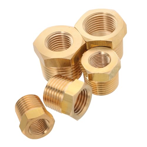 iplusmile 5 Stück Teiliges Messing Reduzierstück Npt Gewinde Präzise Abdichtung Hexagonal Für Wasser Öl Rohrverbindungen Vielseitig Temperaturbeständig Einfach Montage iplusmile 5 Stück Teiliges Messing Reduzierstück Npt Gewinde Präzise Abdichtung Hexagonal Für Wasser Öl Rohrverbindungen Vielseitig Temperaturbeständig Einfach Montage von iplusmile