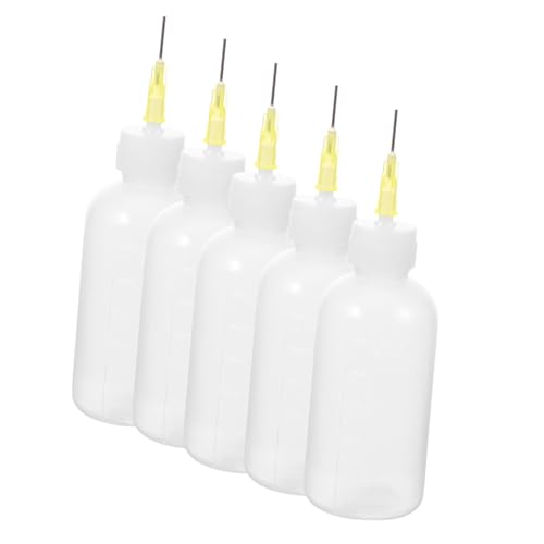 iplusmile 5 Stück Töpferwerkzeug Quetschflasche für Keramikglasur mit Feiner Nadelspitze Applikatorflasche für Töpferprojekte und Glasurarbeiten für Hobbyisten und Profis von iplusmile