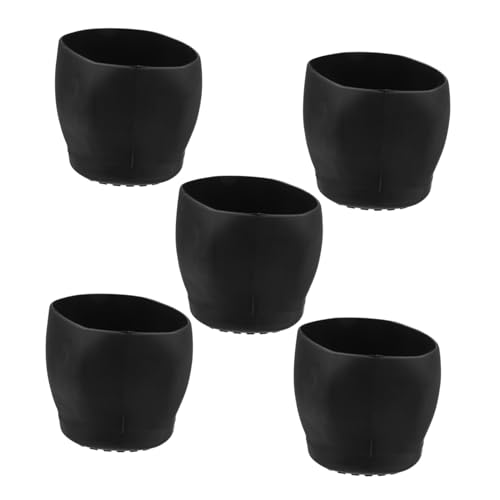 iplusmile 5st Riemenscheibenabdeckung Für Computerstuhl Möbelschutz Monitorablagen Computerstuhlschutz Monitorständer Schwarzer Stuhl Telefon-Lanyard Nageldüsendüse Beinschutz Black Plastik von iplusmile