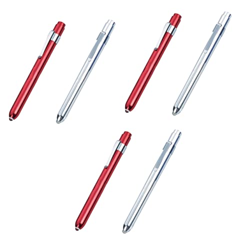 iplusmile 6stücke Pupillenleuchte Für Und Ärzte Stiftlampe Rot Und Silber Mit Pupillenmessgerät Handlich Robustem iplusmile 6stücke Pupillenleuchte Für Und Ärzte Stiftlampe Rot Und Silber Mit Pupillenmessgerät Handlich Robustem von iplusmile