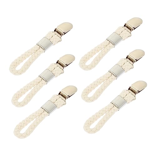 iplusmile Handtuch Clips Haken 6 Stück Baumwolle für Badezimmer und Küche Einfach zu Verwenden zum Aufhängen von Handtüchern und Kleinen Gegenständen von iplusmile