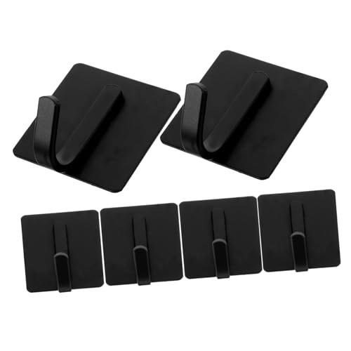iplusmile 6 Stück Selbstklebende Wandhaken für Kleidung und Handtücher Starker Haftkleber Platzsparend Einfach zu Montieren Vielseitig Nutzbar für Bad Schlafzimmer und Flur von iplusmile