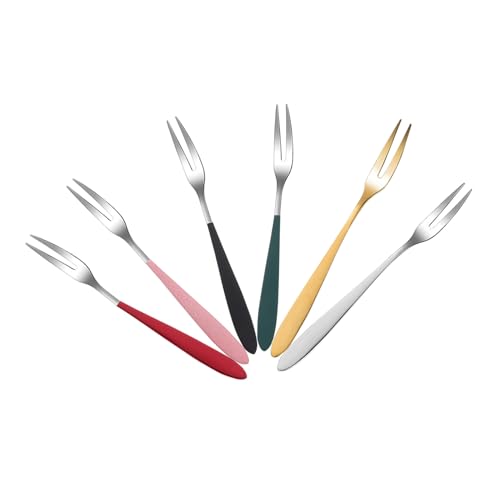 iplusmile 6 Stück Teiliges Edelstahl Dessertgabeln mit Ergonomischem Design Vielseitig für Obst Kuchen Salat Party und Restaurant Komfortabel zu Halten und Einfach zu Reinigen iplusmile 6 Stück Teiliges Edelstahl Dessertgabeln mit Ergonomischem Design Vielseitig für Obst Kuchen Salat Party und Restaurant Komfortabel zu Halten und Einfach zu Reinigen von iplusmile
