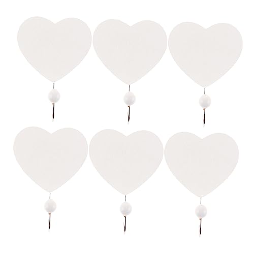 iplusmile 6 Stück Teiliges Herzförmige Holz Wandhaken Dekorative Rostfreie Schlüssel und Handtuchhalter Geeignet für Schlafzimmer Küche Bad Langlebige und Stilvolle Wandaufhängung iplusmile 6 Stück Teiliges Herzförmige Holz Wandhaken Dekorative Rostfreie Schlüssel und Handtuchhalter Geeignet für Schlafzimmer Küche Bad Langlebige und Stilvolle Wandaufhängung von iplusmile