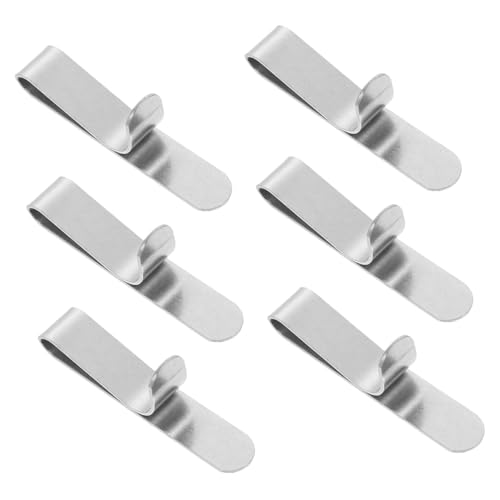 iplusmile 6 Stück Teiliges Kuchenring Clips Verstellbare Tortenring Klammern für Hohe Mousse und Backringe Langlebig Rostfrei Einfach zu Reinigen Vielseitig für Backzubehör und Dessertformen von iplusmile