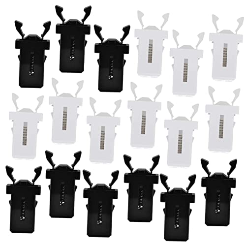 iplusmile 60 Stück Mülltonnenverschluss Selbstverriegelnder Abfalleimer Haken Druckverschluss für Mülltonnen Zubehör Schwarze und Weiße Clips iplusmile 60 Stück Mülltonnenverschluss Selbstverriegelnder Abfalleimer Haken Druckverschluss für Mülltonnen Zubehör Schwarze und Weiße Clips von iplusmile