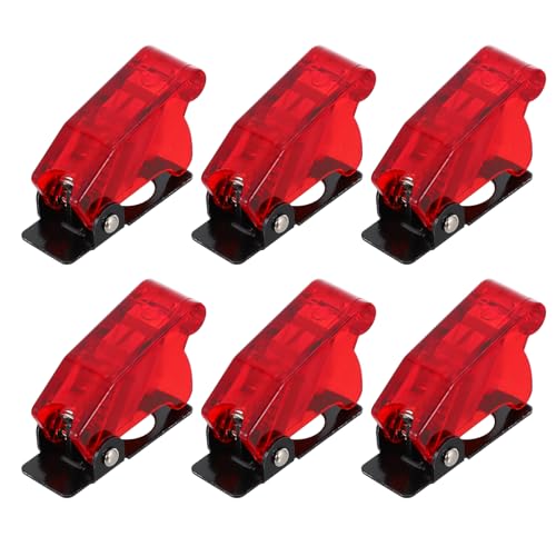 iplusmile 6Pcs Kippschalter Abdeckung Wasserdicht Sicherheits Abdeckung Schutz Kappe Schutz für Kippschalter Rot iplusmile 6Pcs Kippschalter Abdeckung Wasserdicht Sicherheits Abdeckung Schutz Kappe Schutz für Kippschalter Rot von iplusmile
