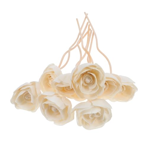 iplusmile 8 Stück Teiliges Rattan Aromatherapie Duftstäbchen mit Getrockneten Blumen Duftabsorber Natürlicher Raumduft Dekorative Diffuser Sticks für Entspannende Wohnraumgestaltung von iplusmile
