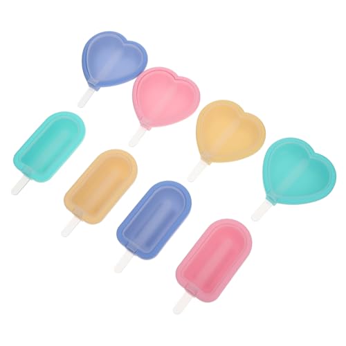 iplusmile 8 Stück Teiliges Silikon Eisformen Bpa Frei Wiederverwendbar Stieleis Form für Eiscreme und Popsicles Leicht zu Reinigen und Tragbar Kreative Mini Herz und Schneeflockenformen iplusmile 8 Stück Teiliges Silikon Eisformen Bpa Frei Wiederverwendbar Stieleis Form für Eiscreme und Popsicles Leicht zu Reinigen und Tragbar Kreative Mini Herz und Schneeflockenformen von iplusmile