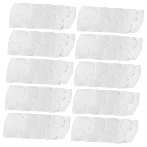 iplusmile 80St Antirutschmatte aus Glas Rutschfeste Unterlage Rutschfestes Pad Glasvase Unterlage Stoßstangen Anti-Rutsch-Pads für Glastischplatten Schreibtisch Abstandshalter Polyurethan von iplusmile