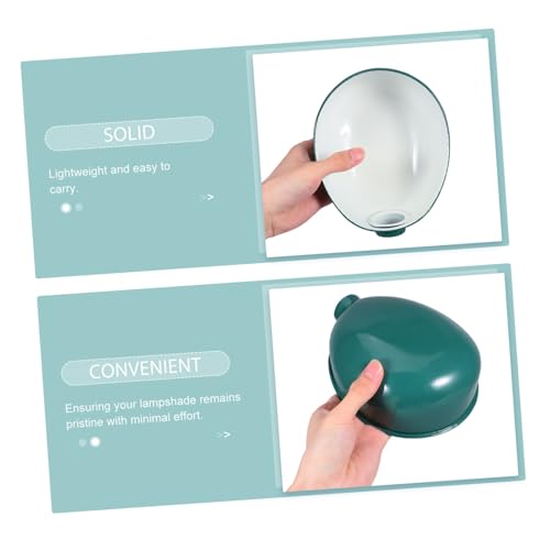 iplusmile Aluminiumlegierung Lampenschirm Oval Maschinenlicht Abdeckung Hitzebeständig Zubehör Einfach Montage Robust Langlebig von iplusmile