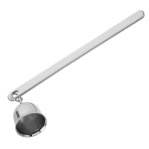 iplusmile Antiker Kerzenlöscher aus Edelstahl mit Langem Griff Vintage Kerzenschützer für Duftkerzen und Dekorative Kerzen Tragbar Langlebig Sicherer Flammenlöscher für Zuhause und von iplusmile