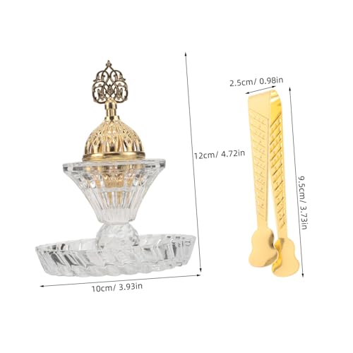 iplusmile Aromatherapie Bakhoor Halter mit Kristall-Glas Kombination Runder Glas-Teller Dekorativer Middle Eastern Censer Holzkohlehalter Entspannender Duftspender für Zuhause und Büro iplusmile Aromatherapie Bakhoor Halter mit Kristall-Glas Kombination Runder Glas-Teller Dekorativer Middle Eastern Censer Holzkohlehalter Entspannender Duftspender für Zuhause und Büro von iplusmile