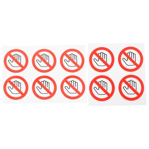 iplusmile Nicht Berühren Aufkleber – 20 Stück Runde No-Touch-Schild-Aufkleber Schilder-Warnschilder Sicherheits-Warnschild-Aufkleber No-Touch-Schilderaufkleber Aufkleber „Do Not Touch“ 25 mm iplusmile Nicht Berühren Aufkleber – 20 Stück Runde No-Touch-Schild-Aufkleber Schilder-Warnschilder Sicherheits-Warnschild-Aufkleber No-Touch-Schilderaufkleber Aufkleber „Do Not Touch“ 25 mm von iplusmile