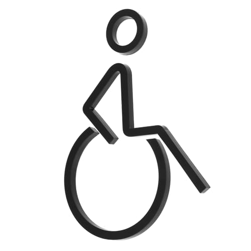 iplusmile Behindertenschild Für Wc Aus Acryl Mit Rollstuhlsymbol Für Behinderte Toilette Aufkleber Schild Für Rollstuhlgerechte Toilettentüren iplusmile Behindertenschild Für Wc Aus Acryl Mit Rollstuhlsymbol Für Behinderte Toilette Aufkleber Schild Für Rollstuhlgerechte Toilettentüren von iplusmile