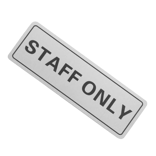 iplusmile Mitarbeiter Schild Aus Aluminium Wand Und Türschild Für Büro Restaurant Oder Geschäft Einfache Installation Minimalistisches Design iplusmile Mitarbeiter Schild Aus Aluminium Wand Und Türschild Für Büro Restaurant Oder Geschäft Einfache Installation Minimalistisches Design von iplusmile