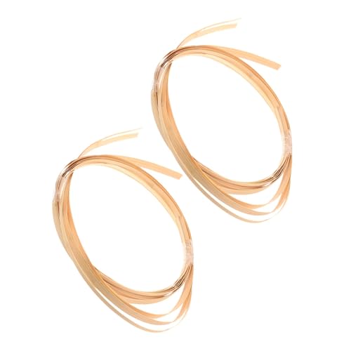 iplusmile Bundles Bambusstreifen Flach Glatte Oberfläche Breit Langlebiges Bambusmaterial für DIY Korbgeflecht und Möbelbau Handwerkliche Bastelstreifen von iplusmile