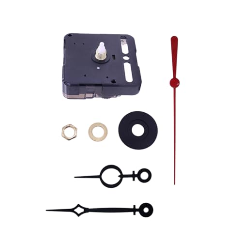 iplusmile DIY Uhrwerk Zubehör Geräuschloses Uhrwerk mit Metall Zeiger für Heim und Laden Uhren Ersatzteile für Kreative DIY Projekte Schwarz von iplusmile