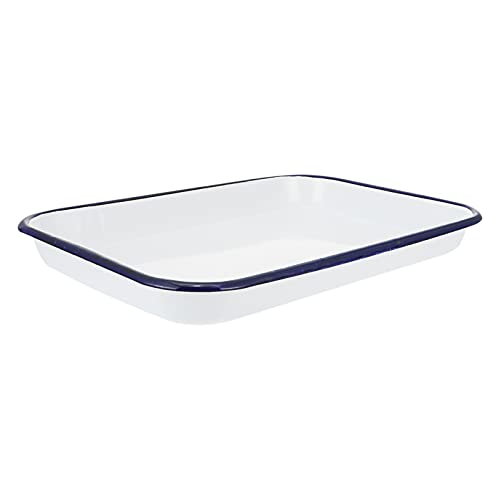 iplusmile Emaille Platte, Instrumententablett Tablett Chirurgische Werkzeuge Halter Eitelkeit Organizer Fach Surgi Instrumente Veranstalter von iplusmile