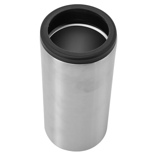 iplusmile Doppelwandiger Edelstahl Bierflaschenhalter Vakuum Isolierter Kaltgetränkebecher Outdoor Trinkzubehör Praktischer Thermoüberzug für Bierdosen und Kalte Getränke für Camping und von iplusmile