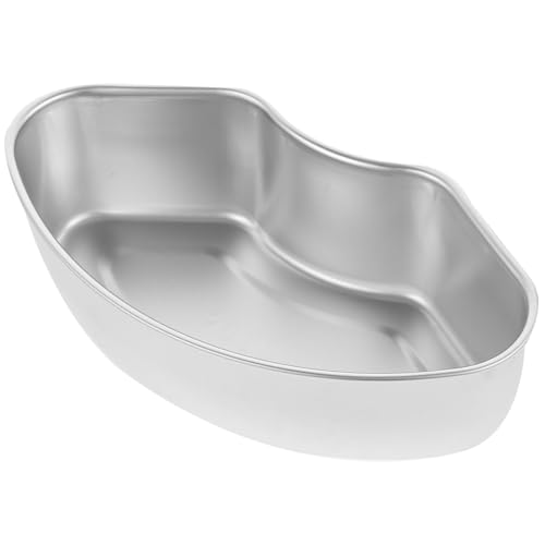 iplusmile Edelstahl Dampf Schüssel Klein Vielseitig für Eier Reis Suppe und Kuchen Hitzebeständig Glatte Oberfläche Stabiler Boden Leicht zu Reinigen für Haushalt Partys und Gastronomie von iplusmile