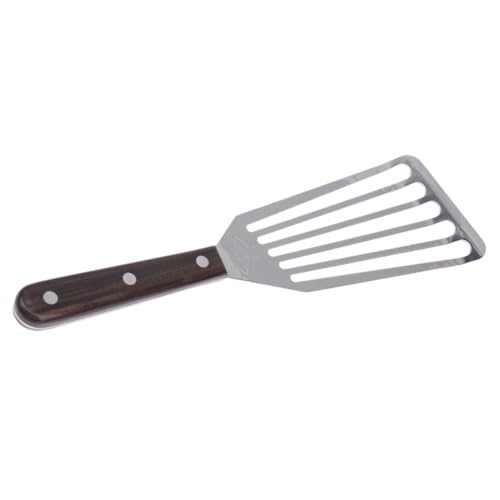 iplusmile Edelstahl Grillspachtel Groß Multifunktionaler Bbq Spatel mit Schlitz für Fisch Braten Steak Wender Küchenhelfer mit Ablauflöchern Langlebig und Vielseitig für Gasgrill und Pfanne von iplusmile