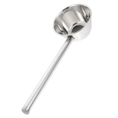 iplusmile Edelstahl Wasserschöpfer mit Langem Griff Rostfreie Wasser Kelle für Küche Garten Ergonomisch Geformt Spülmaschinenfest Vielseitiger Wasserschöpflöffel für Restaurant und Haushalt von iplusmile