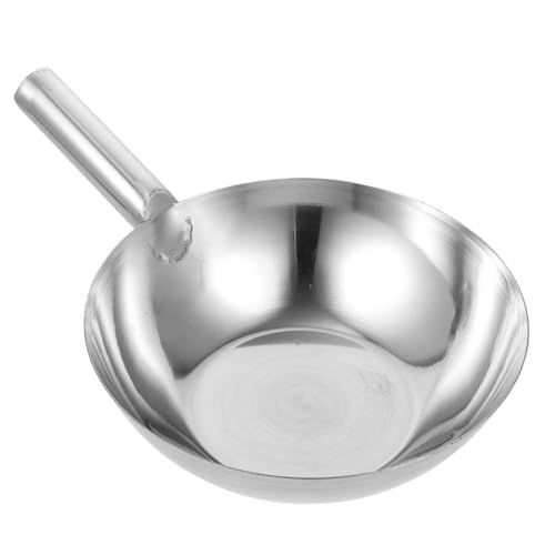 iplusmile Edelstahl Wasserschöpfkelle mit Langem Griff Robuster Küchenschöpfer für Wasser Servieren und Salatmischen Multifunktionales Küchenutensil Praktisch und Platzsparend für Haushalt von iplusmile