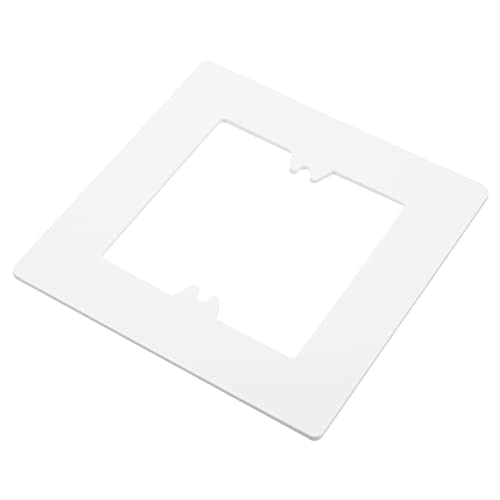 iplusmile Einzelne Lichtschalter Abdeckplatte Weiße Wandplatte Zur Abdeckung Von Schalterlöchern Dekorative Lösung Für Lichtschalter Und Steckdosen Abstandshalter Für Wände von iplusmile