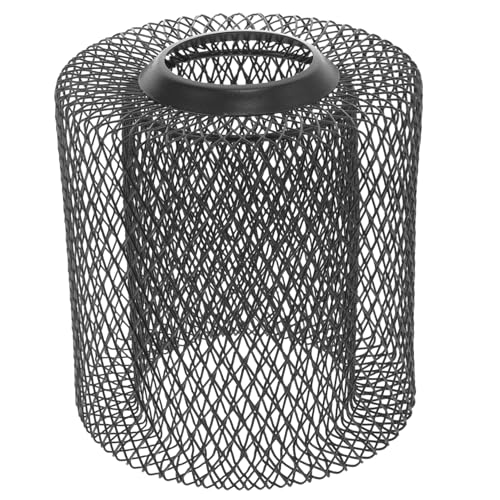 iplusmile Eisernes Netz Lampenschirm Geometrisch Doppelschicht Hängelampe Lampenschirm Metallrahmen Retro Deckenleuchte für Wohnzimmer Schlafzimmer Bar von iplusmile