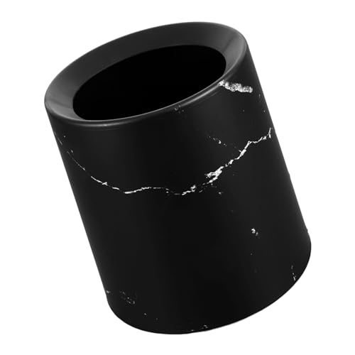 iplusmile Eleganter Marmor mülleimer für Schreibtisch Kompakter Kleiner Abfalleimer Praktischer Tisch müllbehälter für Büro Küche und Badezimmer Leicht zu Reinigen Stilvolles Design von iplusmile