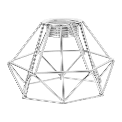 iplusmile Exquisiter Metall lampenschirm Diamant design Langlebiger Metall Lampenschirm Dekorative Deckenleuchte Abdeckung für Wohnzimmer Esszimmer Schlafzimmer Einfach zu Montieren Vintage von iplusmile