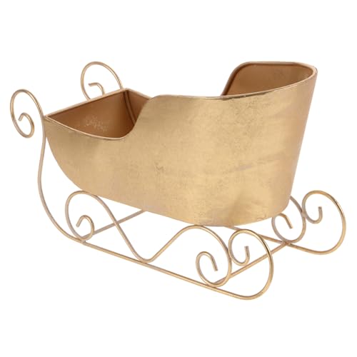 iplusmile Exquisites Weihnachts Schlittenornament Miniaturmodell Christbaumhänger und Tischdeko Langlebige Weihnachtsdeko Figur für Fenster Party und Festliche Anlässe Vielseitig Verwendbar von iplusmile