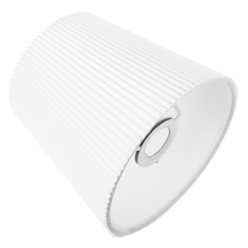 iplusmile Fabric Pleated Lampshade für Steh und Tischlampen Flach Haftend Stabiles Design Installieren und Pflegeleicht Weiches Stoffmaterial Passend für Lampenfassung Moderne von iplusmile