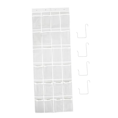 iplusmile Fächer Wandhängende Aufbewahrungstasche mit Haken Mehrzweck Organizer für Tür und Wand Praktische Aufbewahrungstasche für Schlüssel Schuhe und Kleinteile Robust und Einfach zu von iplusmile