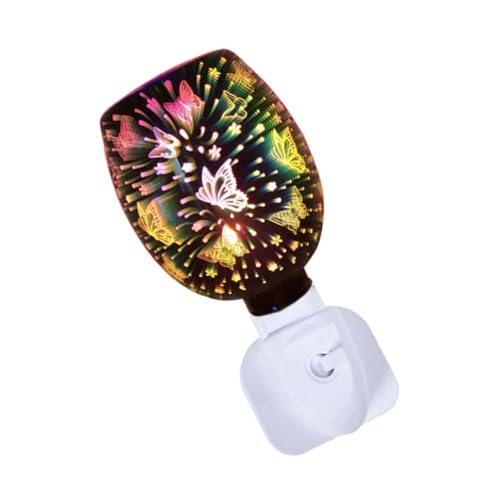 iplusmile Farbwechsel Duftlampe Steckdosen Wachsschmelzer Aromalampe für Zuhause Wohnzimmer Spa Yoga mit Dekorativem Nachtlicht Energiesparend Original Stecker Acv von iplusmile