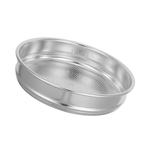 iplusmile Filter Boden sieben Siebpfanne Kompostsieb Sieb für die Gartenarbeit Rocksifter bildschirm gartenerdsieb Siebsieb Metallsifter Bodensiebgarten Sieb im Freien Aluminiumoxid Silber von iplusmile